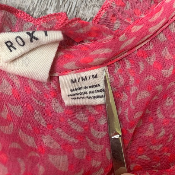 Roxy : sheer pink patterned top - Picture 12 of 16